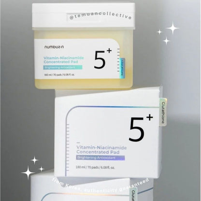 numbuzin No 5 + Vitamin Niacinamide Concentrated Pad