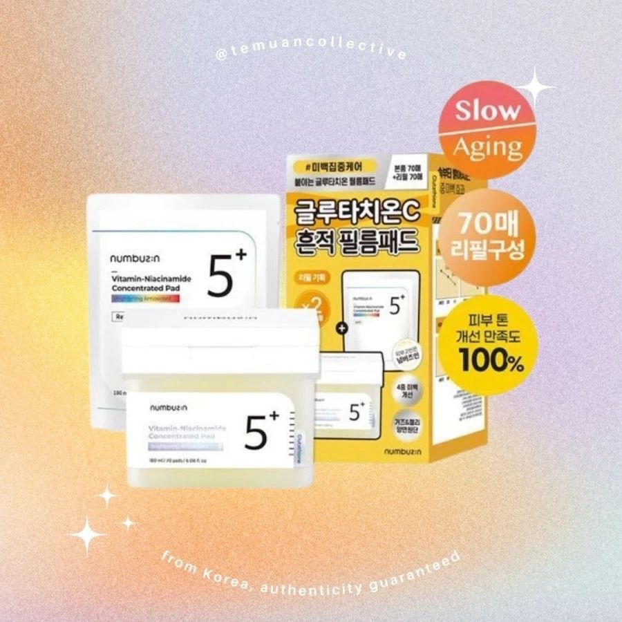 numbuzin No 5 + Vitamin Niacinamide Concentrated Pad