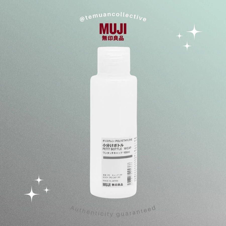 MUJI Polyethylene Clear Bottle With Cap