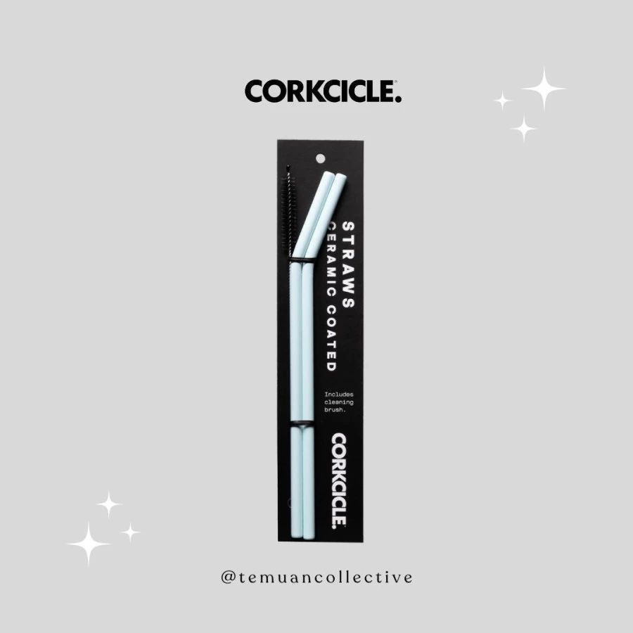 CORKCICLE Ceramic Coated Straw Set