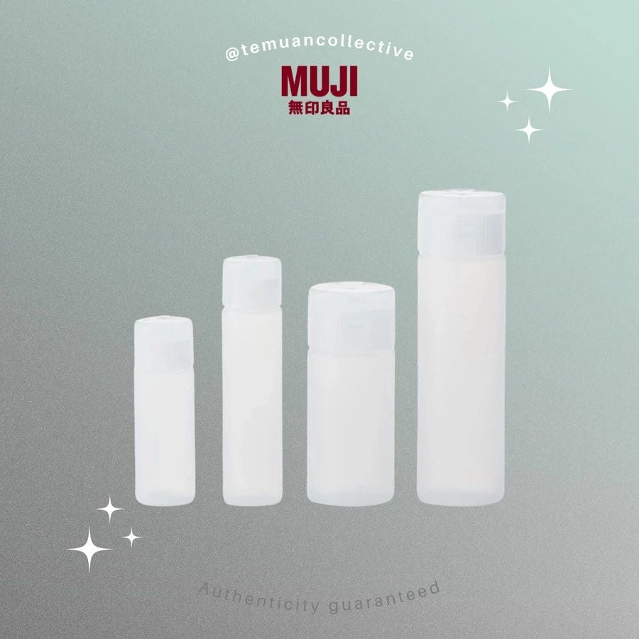 MUJI Polyethylene Clear Bottle With Cap