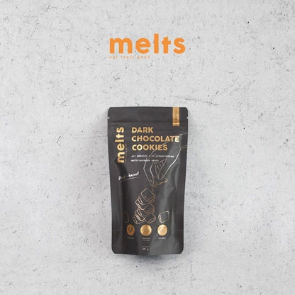 Melts Dark Chocolate Cookies Healthy Snack 40gr