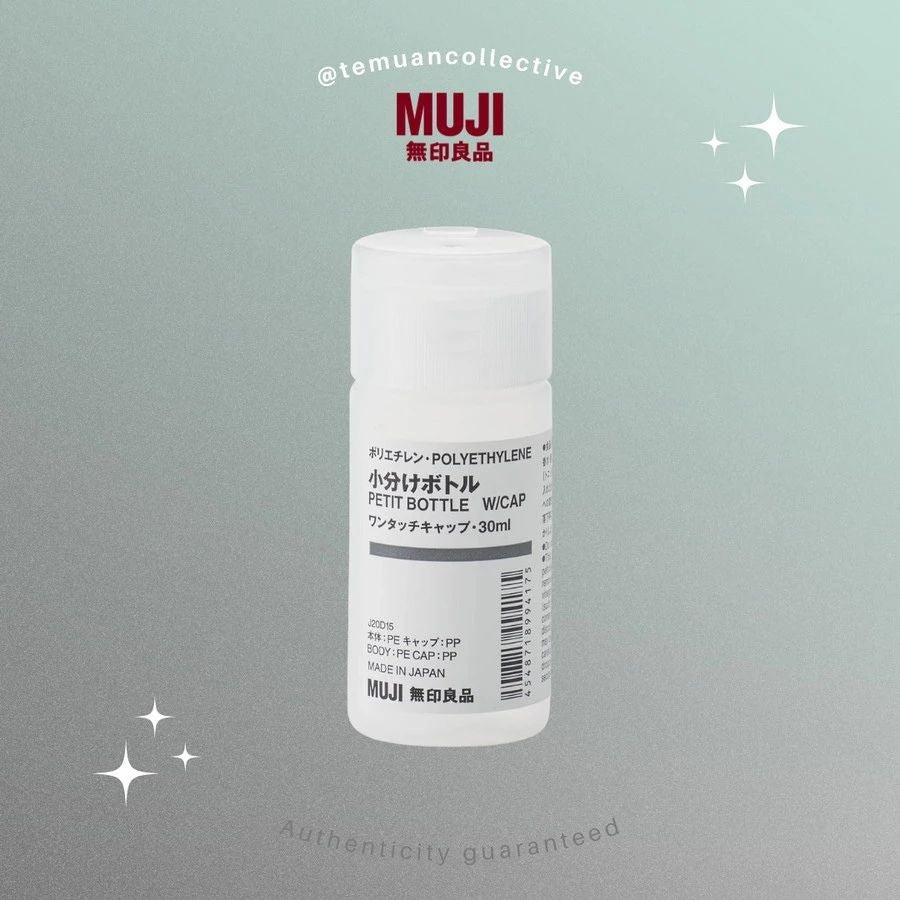 MUJI Polyethylene Clear Bottle With Cap