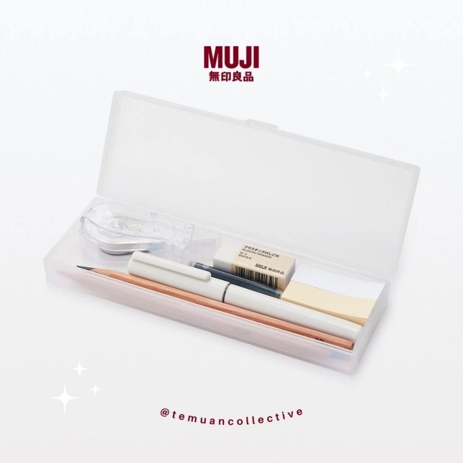 MUJI Polypropylene Pen Case Horizontal