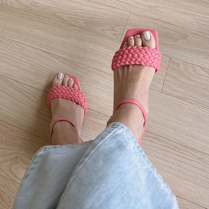 SAPPUN Korea Loive Twisted Strap Sandals (3cm)