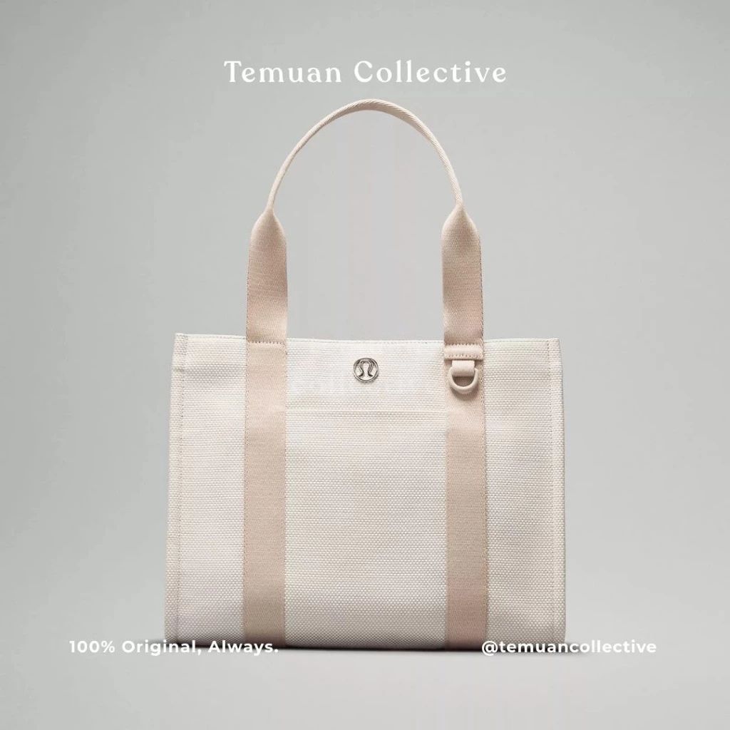 Lululemon Two-Tone Canvas Mini Tote Bag 4.5L & 10L