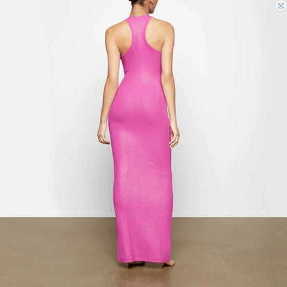 SKIMS Soft Lounge Shimmer Racerback Dress