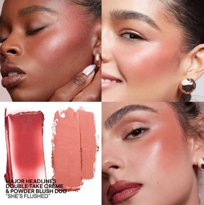 PATRICK TA Major Headlines Double Take Crème & Powder Blush Duo