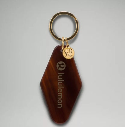 LULULEMON Diamond Shaped Hotel Keychain