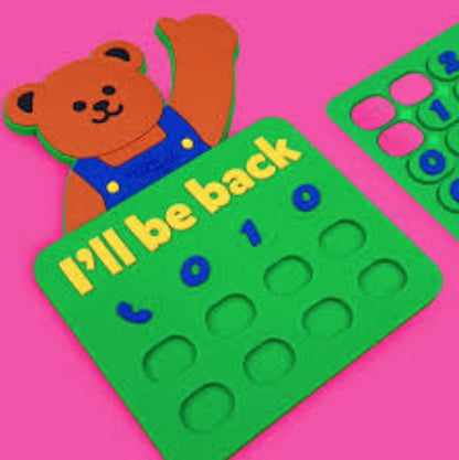 Wiggle Wiggle Korea Phone Number Plate