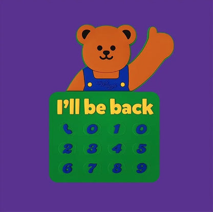 Wiggle Wiggle Korea Phone Number Plate