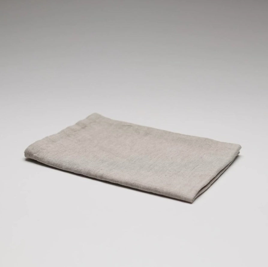 Natural Linen Tea Towel Belgian Dining Dish Fabric