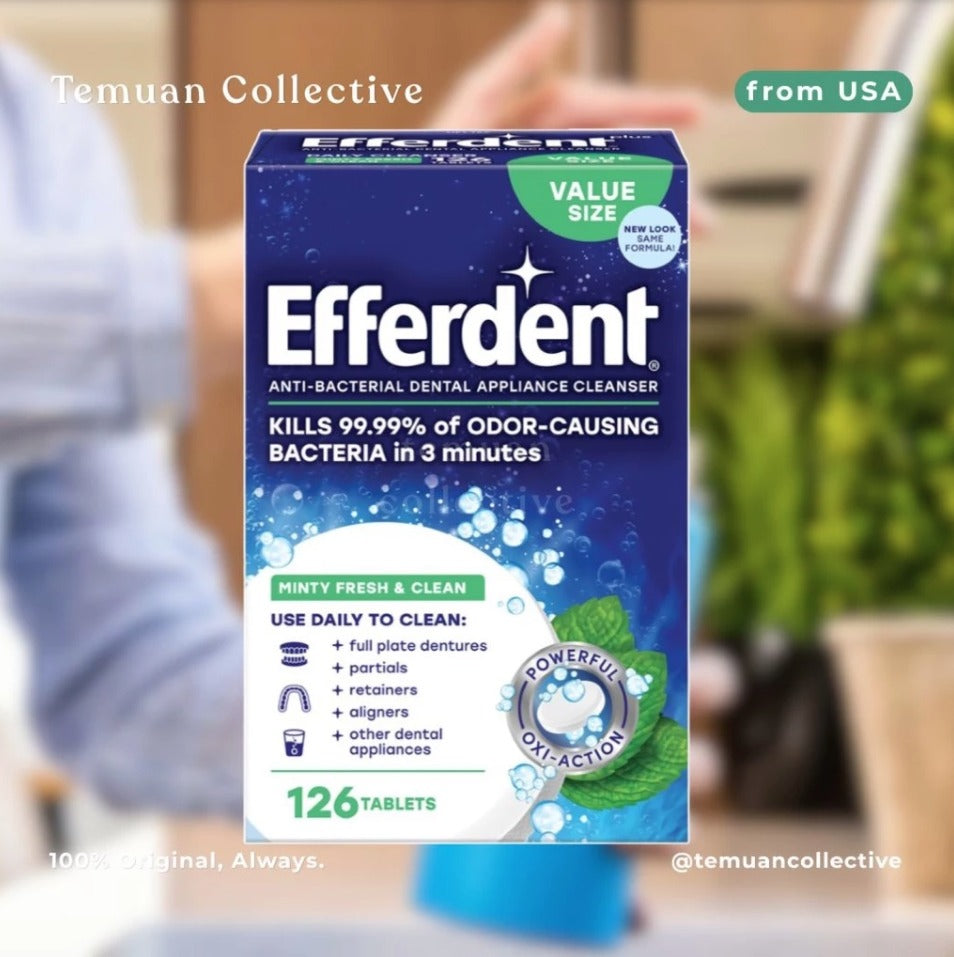 Efferdent® Plus Mint Complete Clean Dental Appliance Cleanser