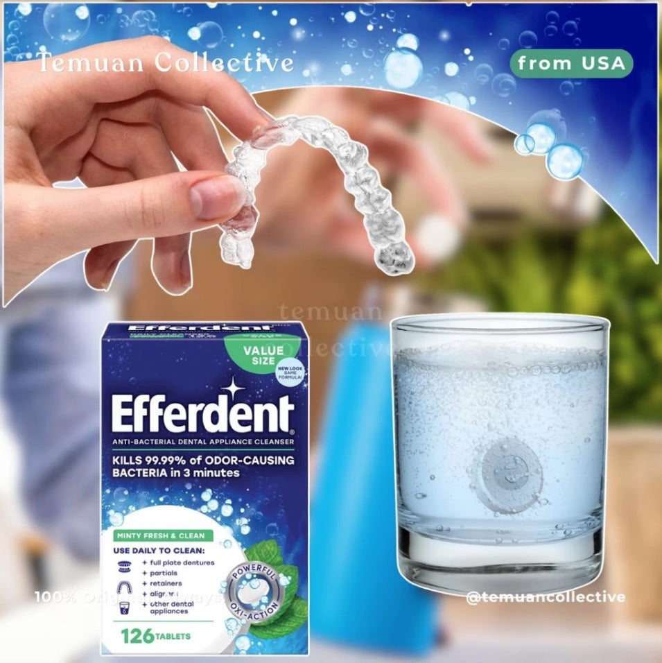 Efferdent® Plus Mint Complete Clean Dental Appliance Cleanser