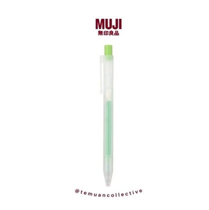 MUJI Smooth Gel Ink Ballpoint Pen Knock Type 0.5