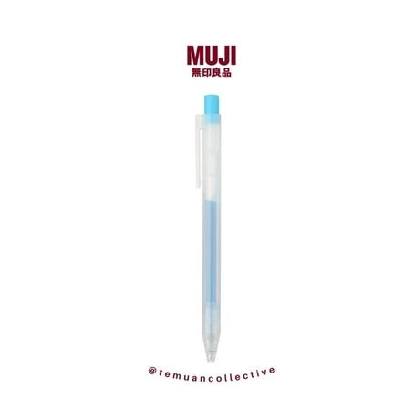 MUJI Smooth Gel Ink Ballpoint Pen Knock Type 0.5