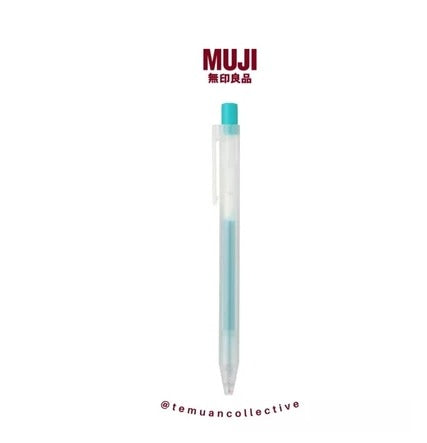 MUJI Smooth Gel Ink Ballpoint Pen Knock Type 0.5