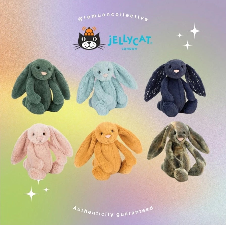 Jelly Cat Bashful Bunny Soft Fur Doll