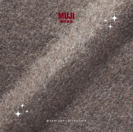 MUJI Japan Women's Polyester Blend Fleece Cardigan