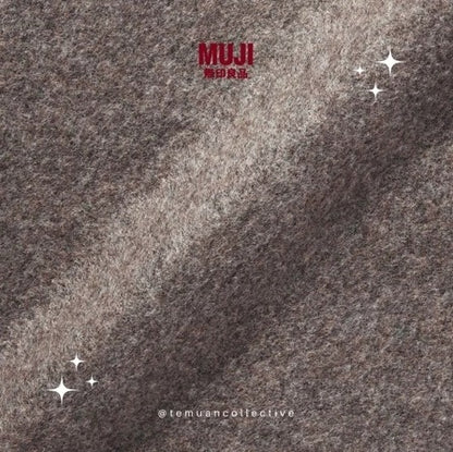 MUJI Japan Women's Polyester Blend Fleece Cardigan