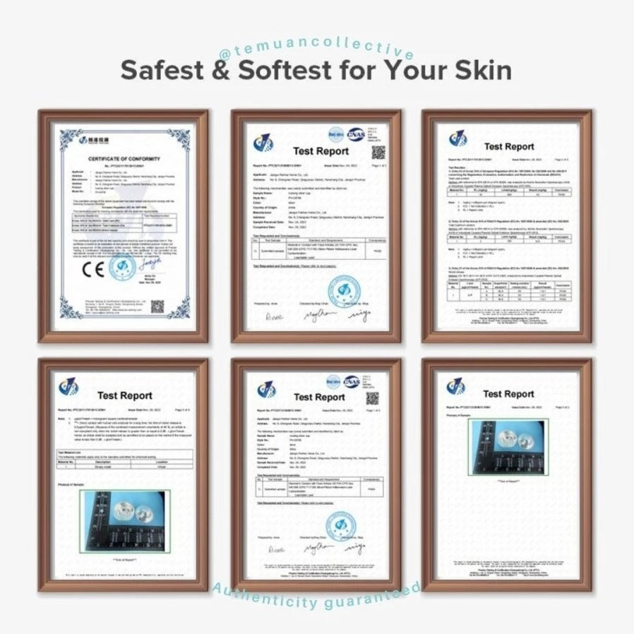 Cubble Silver Nursing Cups Pair of two 999 Pure Silver