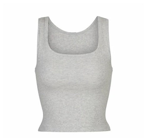 SKIMS Cotton Rib Long Tank Top