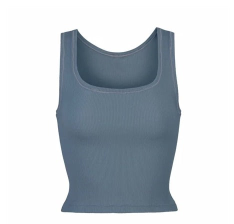 SKIMS Cotton Rib Long Tank Top