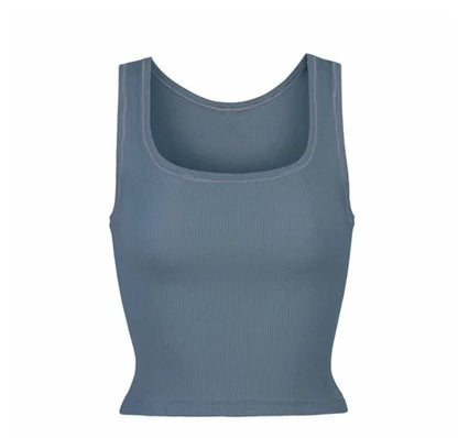 SKIMS Cotton Rib Long Tank Top