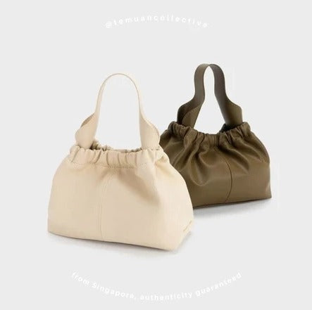 C&K ALLY Ruched Slouchy Bag