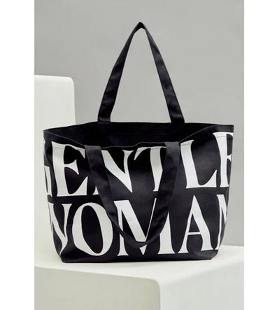 Gentle Woman Canvas Tote Bag
