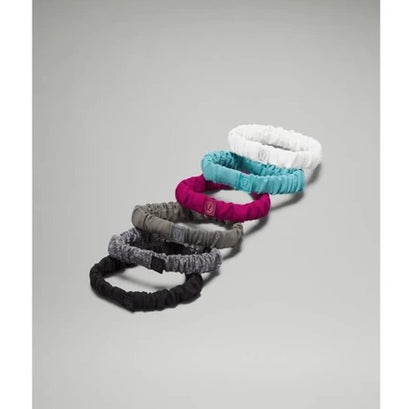 LULULEMON Skinny Scrunchies 6 Pack