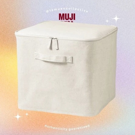 MUJI Polyester Linen Soft Box