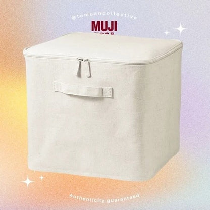 MUJI Polyester Linen Soft Box