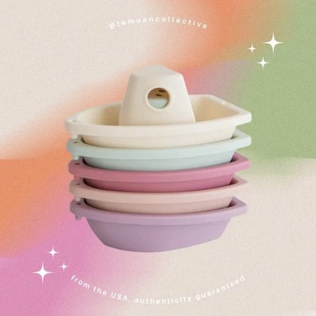 MUSHIE Bath Boats Original Set of 5 Stackable