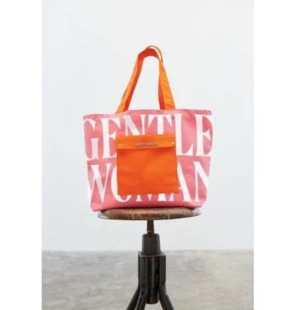 Gentle Woman Plain Wall Tote