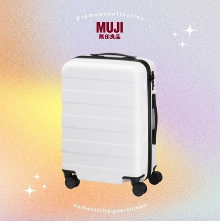 MUJI Free Adjustable Handle Hard Carry On Suitcase 36L