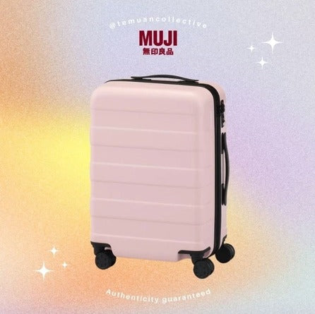 MUJI Free Adjustable Handle Hard Carry On Suitcase 36L