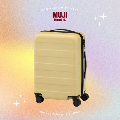 MUJI Free Adjustable Handle Hard Carry On Suitcase 36L