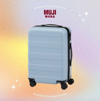 MUJI Free Adjustable Handle Hard Carry On Suitcase 36L