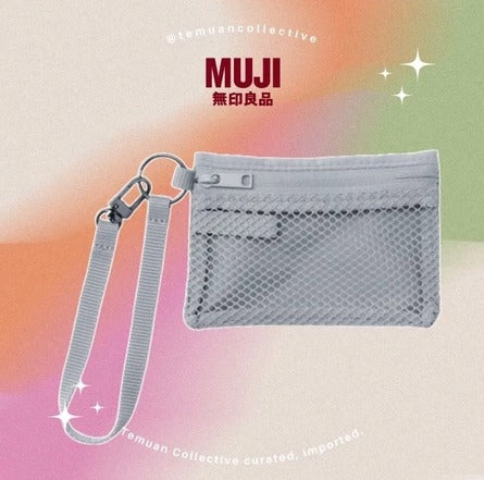 MUJI Polyester Card Holder with Strap