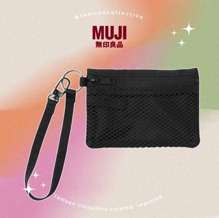 MUJI Polyester Card Holder with Strap