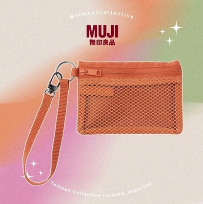 MUJI Polyester Card Holder with Strap