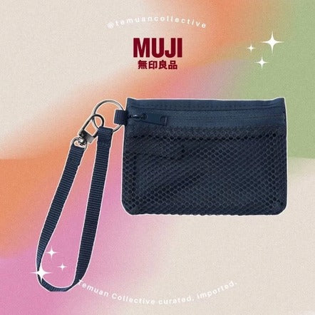 MUJI Polyester Card Holder with Strap