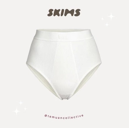 SKIMS Cotton Rib High Waisted Brief