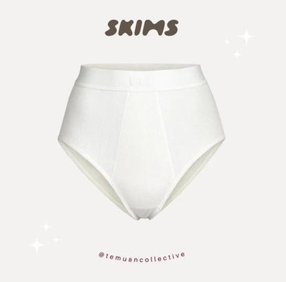 SKIMS Cotton Rib High Waisted Brief
