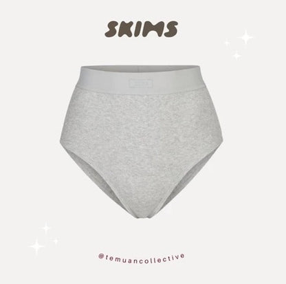 SKIMS Cotton Rib High Waisted Brief