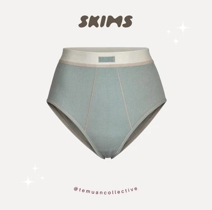SKIMS Cotton Rib High Waisted Brief