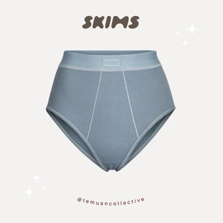 SKIMS Cotton Rib High Waisted Brief
