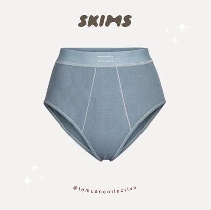 SKIMS Cotton Rib High Waisted Brief