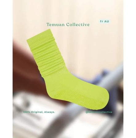 MoveActive Pilates Project x Cheerleader Scrunch Non Slip Grip Socks